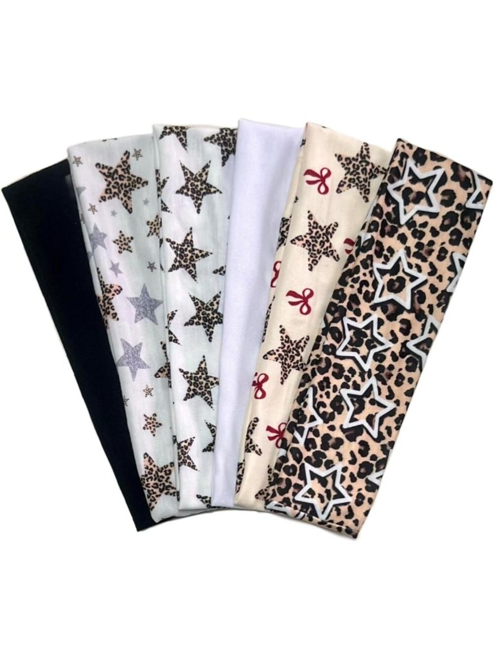 Trendy Leopard Print Headbands for Women - Y2K Cute Bow Hair Accessories, 6PCS